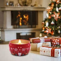 HGW Božićni dekor svijeća Sicilian limun mirisan klasik 22oz velika tegljača jednokrilna svijeća za