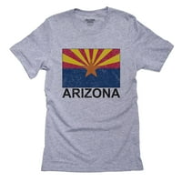 Državna zastava Arizone - posebna vintage izdanje muške sive majice