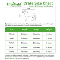 Elitefield 3-vrata sklopivi meki sanduk za pse s torbom i rukom, unutarnji i vanjski kućni ljubimci