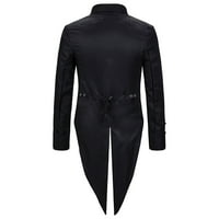 Muška jesenina i zimska modna slobodno vrijeme Retro Slim ovratnika Jednostavno odijelo Tuxedo Večernji haljina Zimske jakne za muškarce