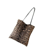 Korejski stil Leopard torbica za torbe za kupovinu retro leopard tote torba divlja bag za pohranu velikih