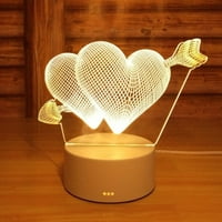 Zedker LED svjetla za spavaću sobu USB akril 3D noćna lampica svjetla na otvorenom krajolik ukras pokloni