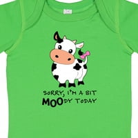 Inktastic oprosti, danas sam malo raspoložena danas slatka krava pun poklona dječaka djevojaka ili dječje