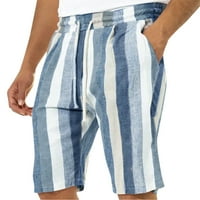 Muške kratke hlače Capris Lagana maramica s kratkim elastičnim strukom plaža Joga džep za pojas muški