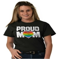 Ponosna mama majka gay ponos lgbtq ally all ženska grafička majica majica, brisco brendovi 4x