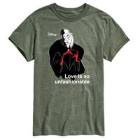 Disney Villains - Cruella de vil Ljubav nepotpuna - Muška grafička majica kratkih rukava