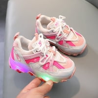 Katalemske djevojke Veličina cipele Sport svjetlo Kids Dječice LED Dječje cipele Bling Baby Svjetlosni