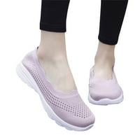 Eczipvz Ženske modne tenisice Ženske ležerne cipele za hodanje Udobne klizanje na loaferima ravna medicinska