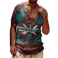 Fabiurt muške tiskane majice Ljetni modni casual pričvršćen 3D digitalni tisak