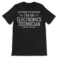 Funny Electronics tehnička majica za muškarce i žene - Aweso