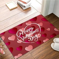 Glasna kuća pokrivač tepih dnevni dnevni boravak dekor dobrodošlice, tepih za valentinov tepih Kupatila