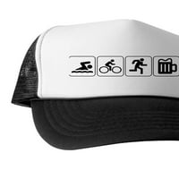 Cafepress - plivanje bicikla Pokretanje pića - Jedinstveni kapu za kamiondžija, klasični bejzbol šešir