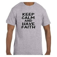 Kršćanska religijska majica se smiri i ima vjeru