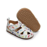 Mikilon Baby Slatke sandale za meko zamrle za mališane boje bijele oblačne sandale Toddler cipele za dječake 12-mjesečne ljetne ponude