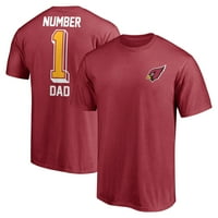 Muška fanatika marke Cardinal Arizona Cardinals # tata majica