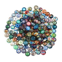 Podesite mješovite okrugle mozaičke pločice za obrtni mozaik mozaika za izradu nakita