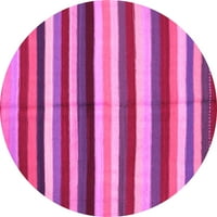 Ahgly Company Zatvorena okrugla jugozapadna ružičasta prostirke na površini, 6 'okrugla