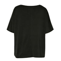 Bvanrty kratkih rukava Bluze za majice odobrenje modna puna povremena majica bluza Ženski ljetni V-izrez vrh