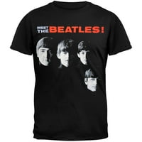 Muški Beatlesi upoznaju majicu Beatlesa kratkih rukava