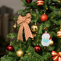 Personalizirani Santa Claus privjesak za ključeve Božićne ukrase privjesak Božićni pokloni