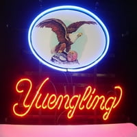 Desung Potpuno novo Yuengling Lager Eagle akrilni odbor Neon Sign Handersved Real Glass Beer Bar Pub