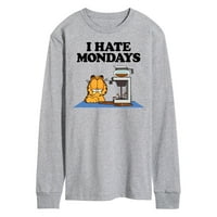 Garfield - Mrzim ponedjeljak - muške majice dugih rukava