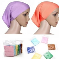 Žene dame ispod šal muslimanske hidžab cijev poklopca kostiju islamske glave hidžaba boja