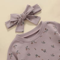 Huakaishijie Baby Boy devojčica dukserica za romper predimenzionirani pulover gornja jesen zimska odjeća