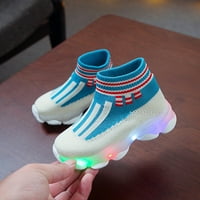Caicj Toddler Cipele Sport Baby Children Svjetlosne cipele Djevojke Light Kids LED Bling Shoes Obuće