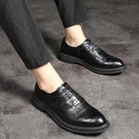 Akiigool muns Oxford cipele široke muške haljine cipele retro obične cipele na prstima Classic čipke
