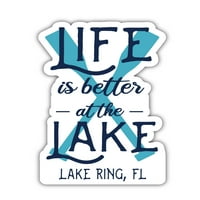 Jezero Prsten Florida Suvenir Vinil naljepnica naljepnica za naljepnice za veslo 4-pakovanje