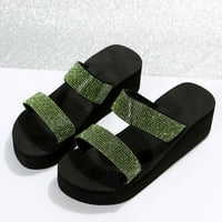 Akiihool sandale za žene Dressy Ljeto Široko širine Ženski ljetni ravni oblik Espadrille Sandal