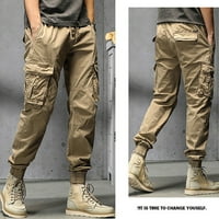 Vedolay teretni pantalone muškarci muške teretne hlače, više funkcija Multi džepovi Taktičke hlače Ravne