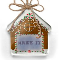Ornament ispisano jedno oboljeno čine da uši za izradu šivanja božića neonblond