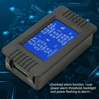Volt Amp Meter, sa tipkovnicom za pointer sa pozadinskom osvjetljenjem Digital AC metar, veliku tačnost za snimanje studija Home Audio Audio