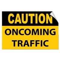 Saobraćajni znakovi - Oprez - Nalazići promet prometa aluminijumski znak Ulično odobreno Znak 0. Debljina