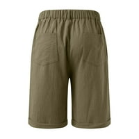 Booker muške ljetne hlače Casual Solid Short Pant gumb Kratki pant Pant Pocket kratki modni kratak