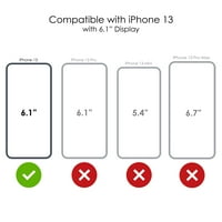 Razlikovanje Clear Clear Otporničarski hibridni slučaj za iPhone - TPU branik akrilni zaštitni ekran
