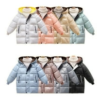 UCCDO 2-8T Djevojke dječje dječake zimi zagrijane kapute jakne natrag u školsku kapuljaču nadupče dugih