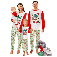 Uklapanje PJS Božićne pidžame za pse Klasični Božićni PJ's Home Xmas Long rukava PJS za muškarce Žene
