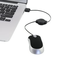 Sunshine ožičeni miš 1600DPI Rastetni računalni miš za desktop laptop - crna