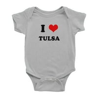 Heart Tulsa Love Funny Baby Joper