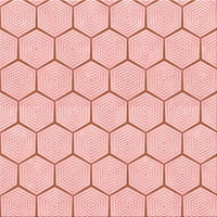 Ahgly Company u zatvorenom pravokutniku svijetlo crvene ružičaste prostirke, 2 '5'