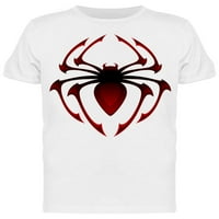 Red Black Spider Dizajn majica Muškarci -Image by Shutterstock, muško mali