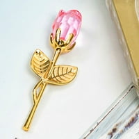 Crystal Rose cvjetni ukras za Dan zaljubljenih Majčin dan Početna Svečana zabava Ormente