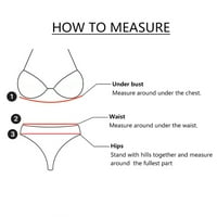SNGXGN PLUS Veličina Žene kupaći kostimi Ženski čvor Crnet Scoop vrat Bikini Set Ruched High Struk,