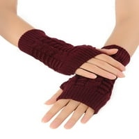 Ženske meke pletene zimske zglobne ručne zglobne rukavice