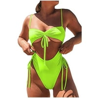 Ženska jedno plivanje odijelo Swimdress Tummy Control High Still koševi za žene plus veličine