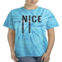 Slogan Nice modne kravate Dye ciklone žene -Image by shutterstock, ženska
