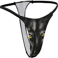 Crni vukovi Bespremljeni remen za žene niske rase nevidljive prozračne gaćice XS-XL